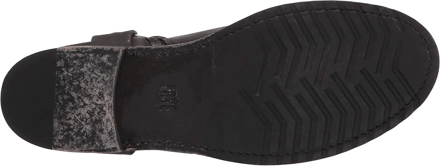 Frye Veronica Harness Short 6" Booties for Women - Leather Upper with Luxurious Leather Lining, Inside Zipper, Snap Harness, and Rubber Lug Outsole