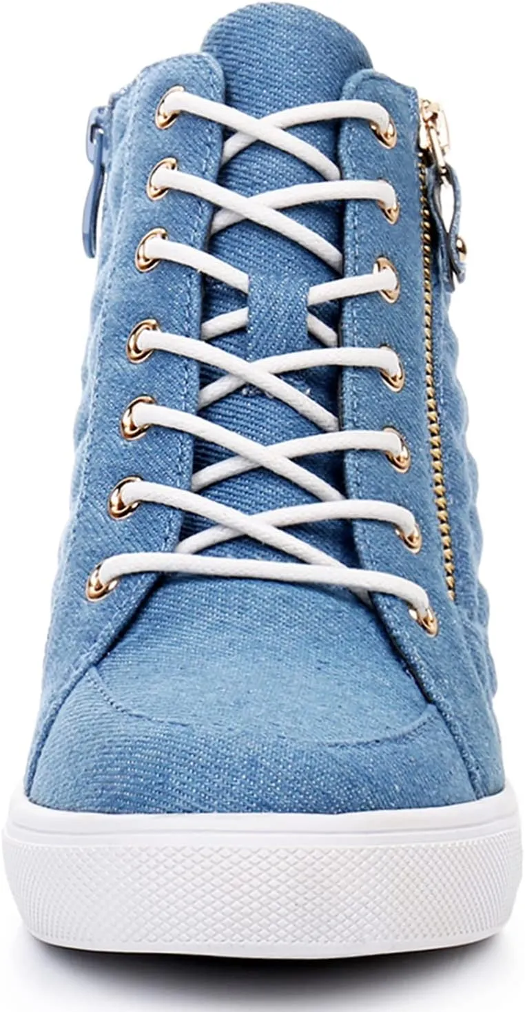 GLOBALWIN Women's Ankle Boots Wedge Sneakers For Women