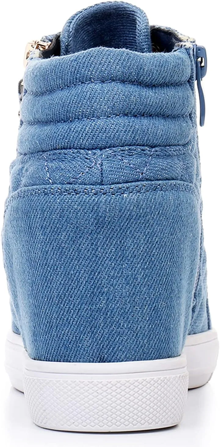 GLOBALWIN Women's Ankle Boots Wedge Sneakers For Women