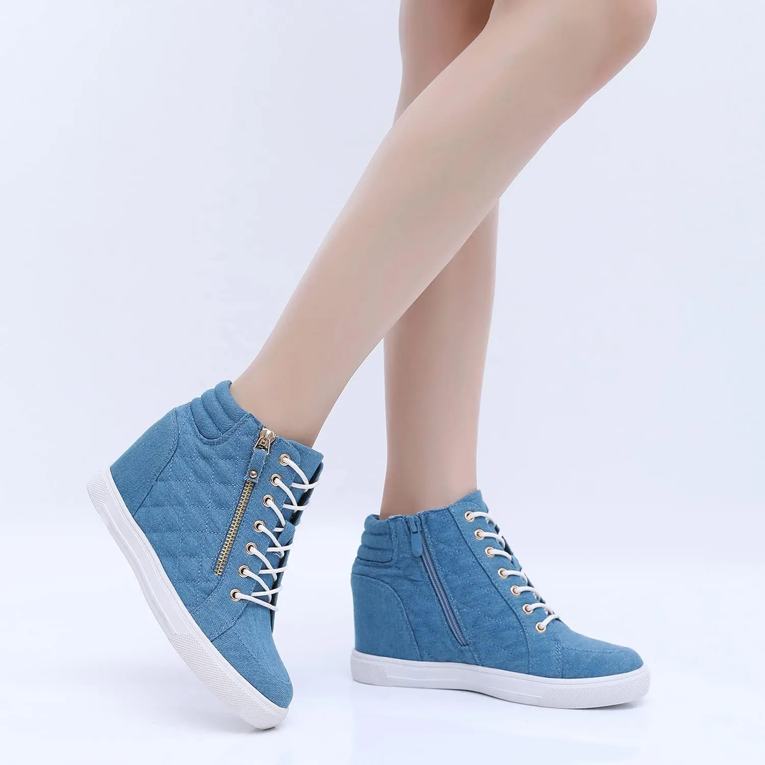 GLOBALWIN Women's Ankle Boots Wedge Sneakers For Women