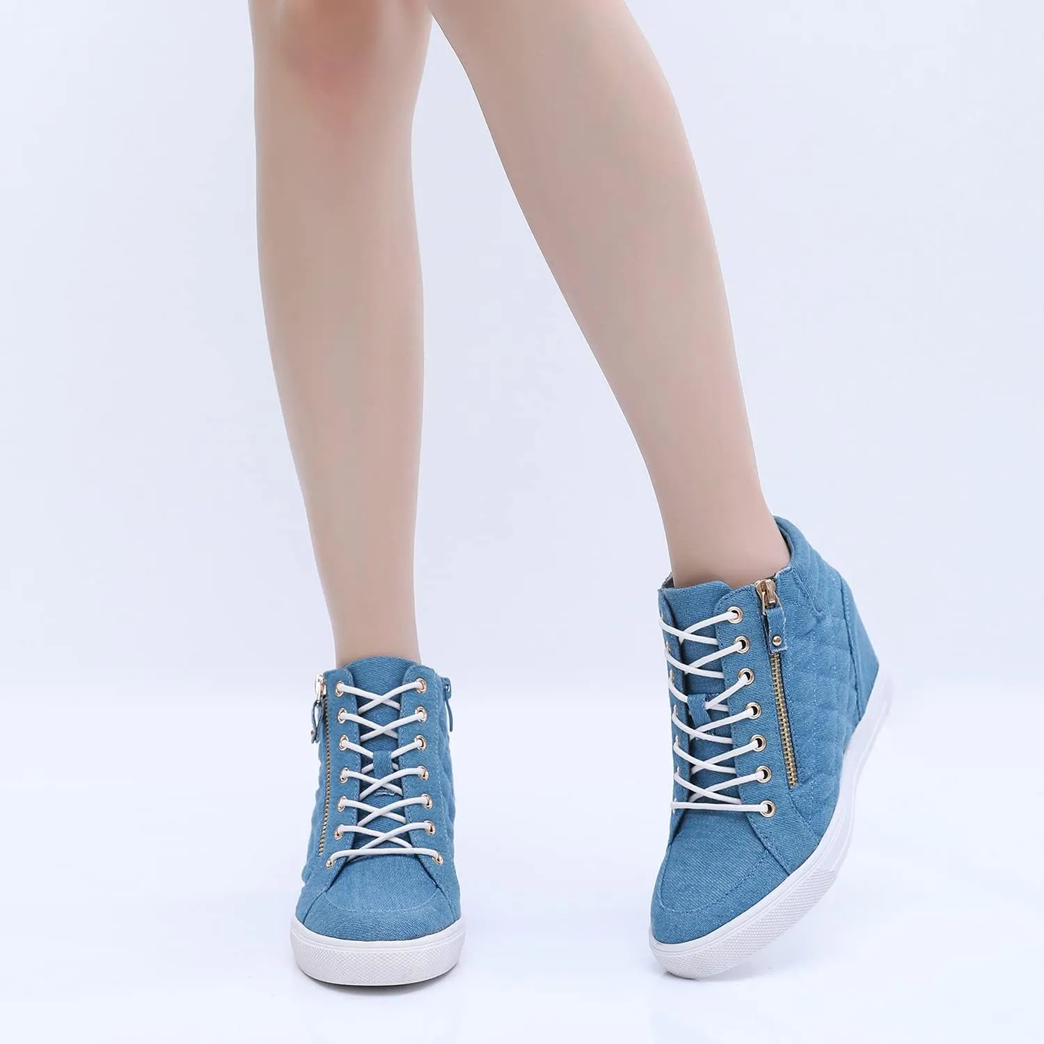 GLOBALWIN Women's Ankle Boots Wedge Sneakers For Women