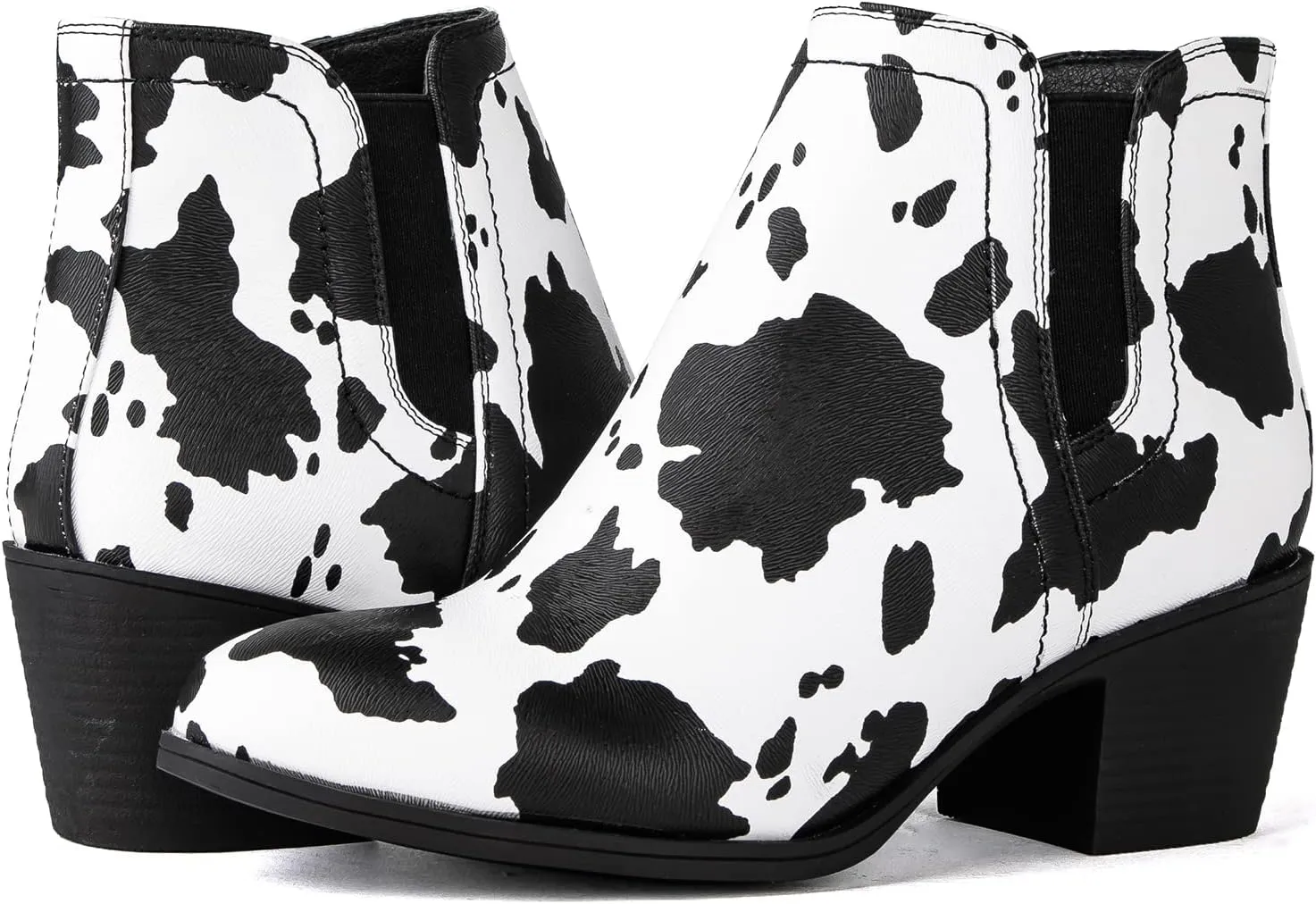GLOBALWIN Women's Pull On Ankle Boots The Western Cowboy Cowgirl Boots