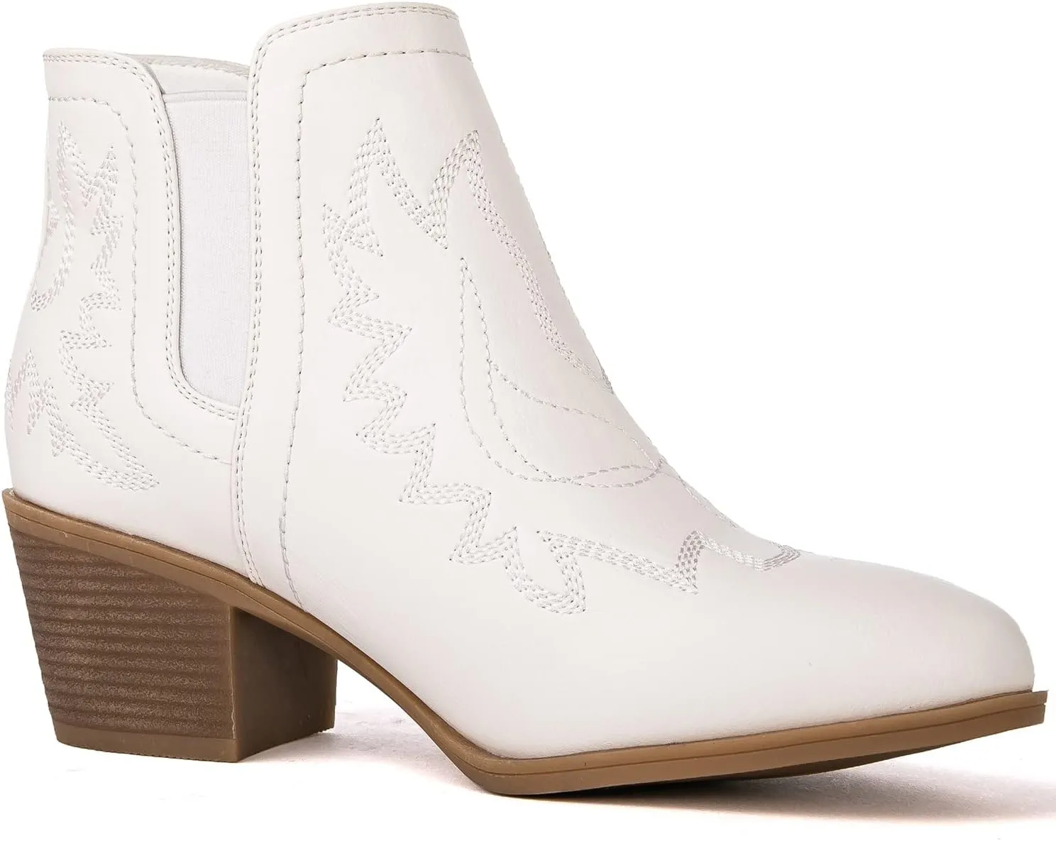 GLOBALWIN Women's Pull On Ankle Boots The Western Cowboy Cowgirl Boots