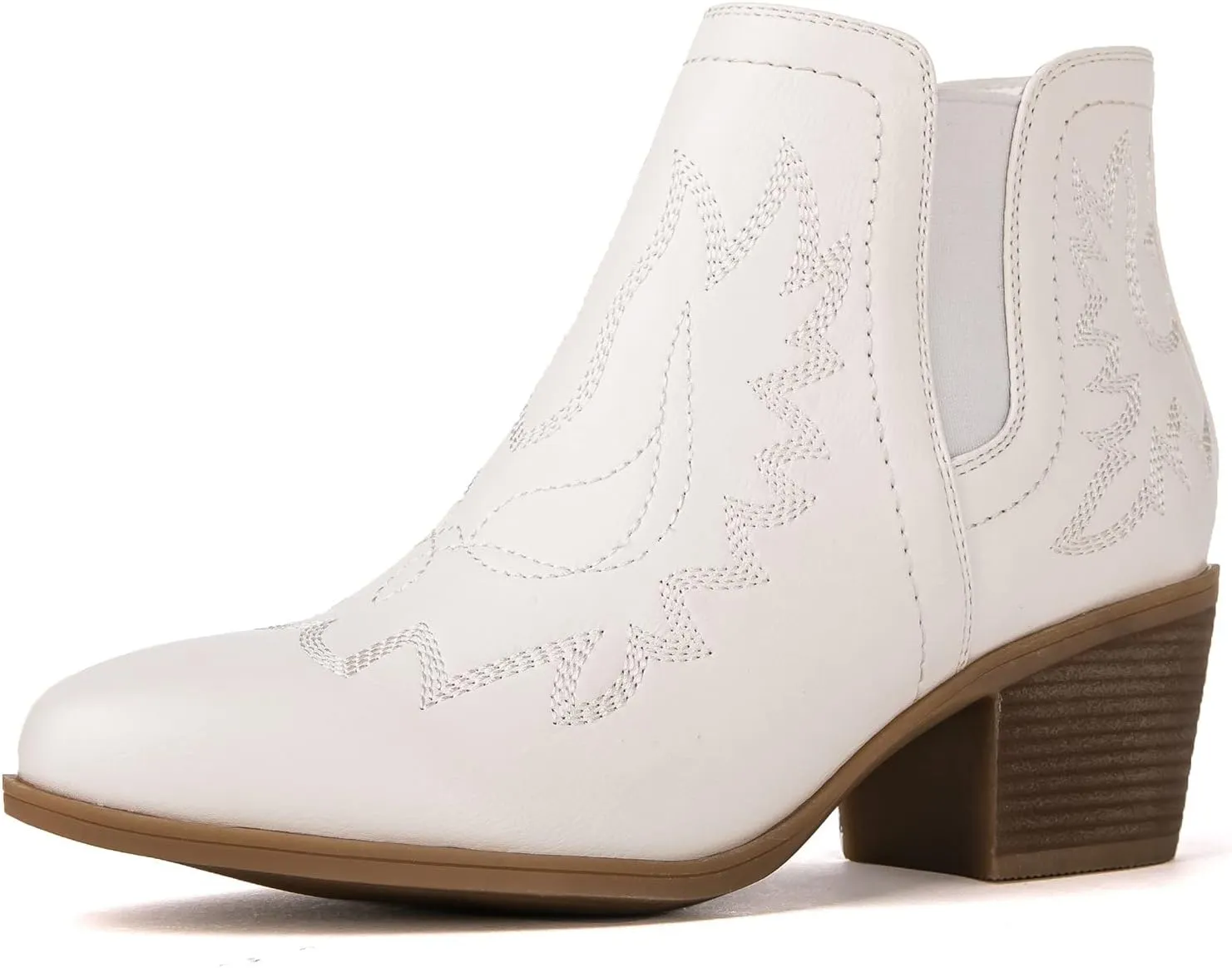GLOBALWIN Women's Pull On Ankle Boots The Western Cowboy Cowgirl Boots