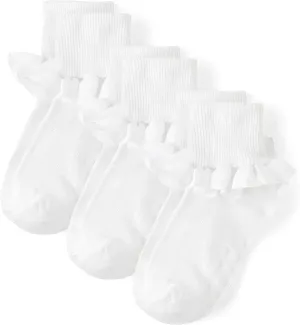 Gymboree Girls' and Toddler Crew Socks