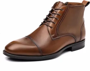 Holy dove Chelsea Boots Men – Genuine Leather,Chelsea Boots for Men with Side Zipper, Casual Slip-On Ankle Boots, Chukka & Oxford Style Dress Boots