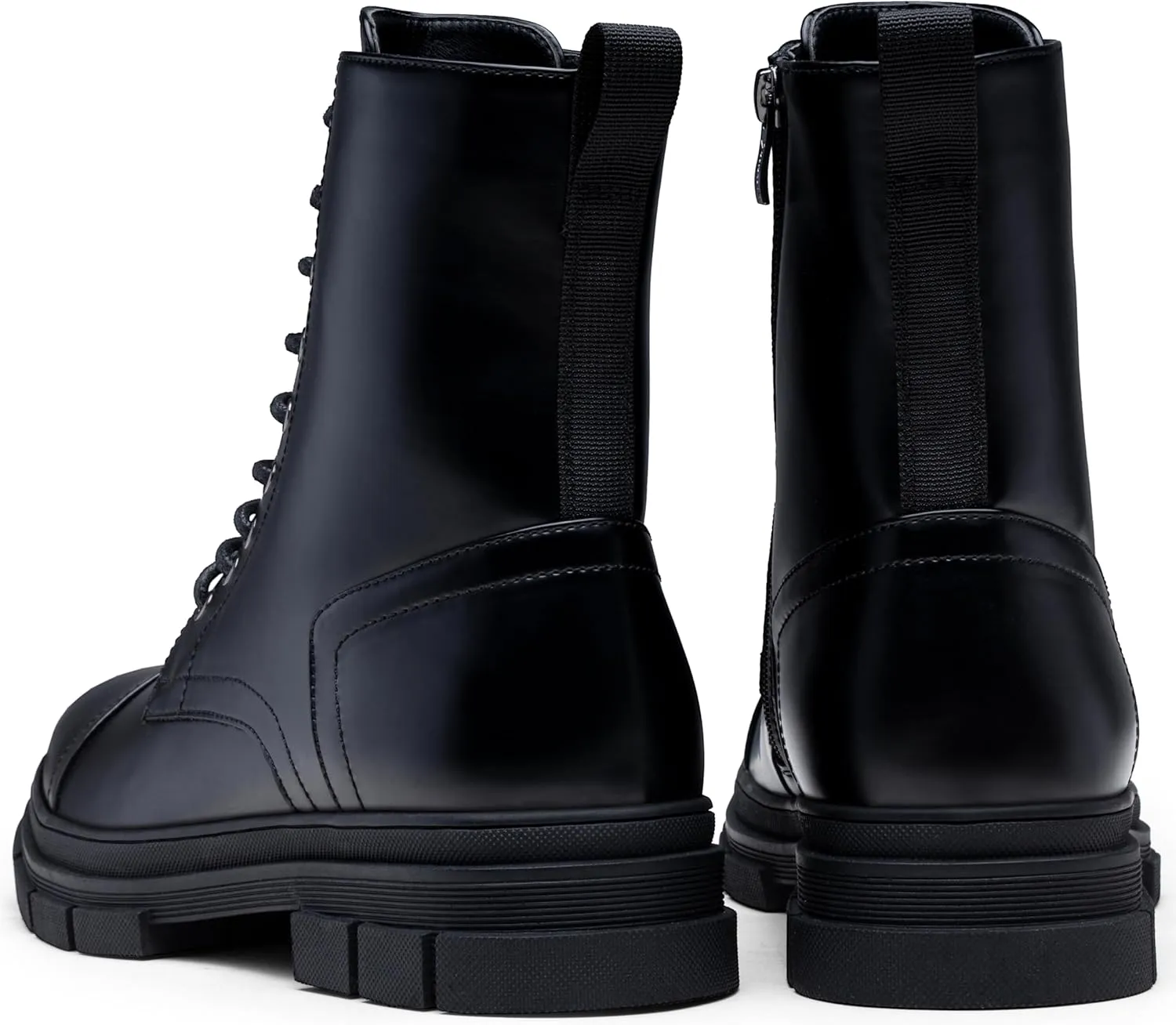 Jousen Men's Boots Fashion High Top Motorcycle Boots Waterproof Boots for Men