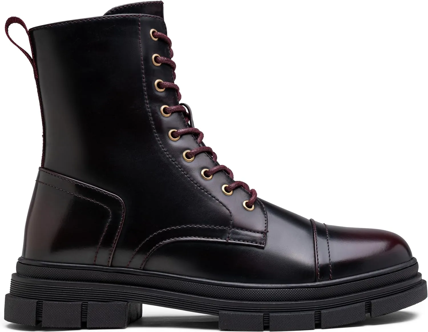 Jousen Men's Boots Fashion High Top Motorcycle Boots Waterproof Boots for Men