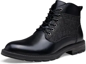 Jousen Men's Dress Boots Leather Boots for Men Formal Chukka Boots Mens Business Mens Boots