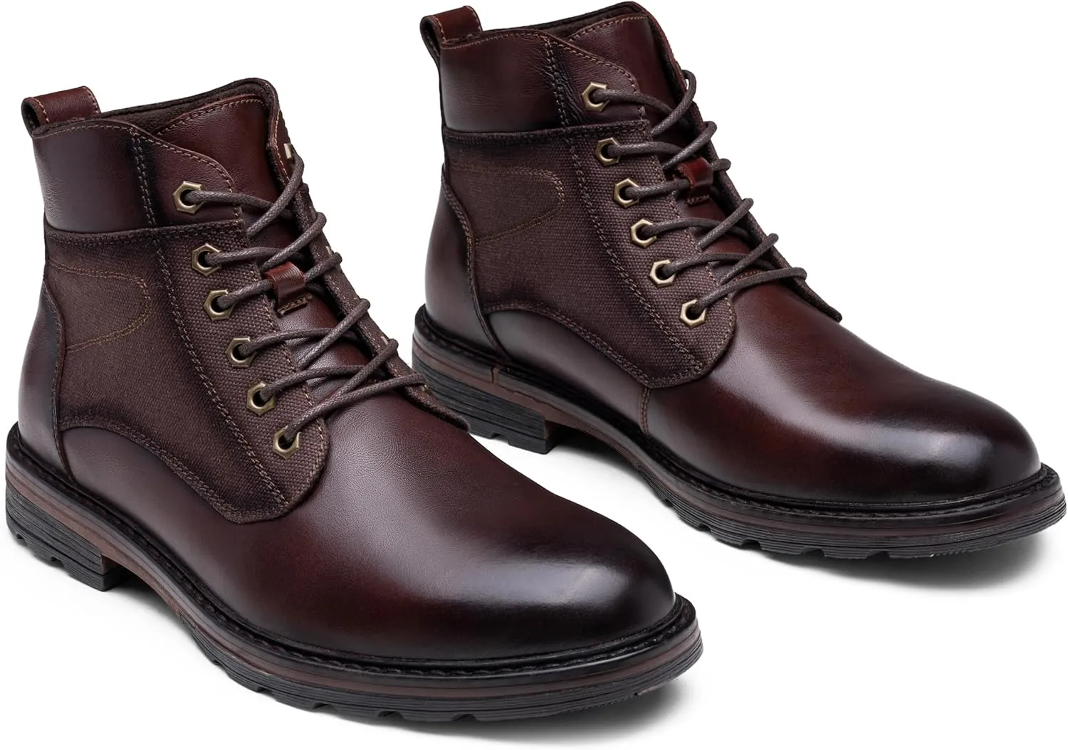 Jousen Men's Dress Boots Leather Boots for Men Formal Chukka Boots Mens Business Mens Boots