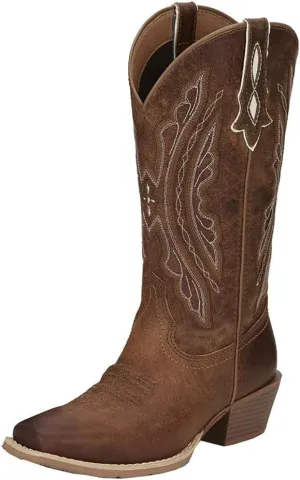 Justin Ladies Rein Square Toe Boots