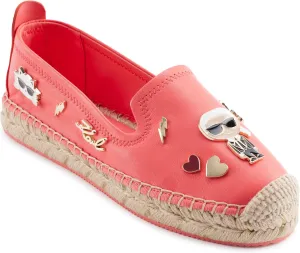 Karl Lagerfeld Paris Women's Cushioned Insole Everyday Michaela-Flat Espadrille Platform