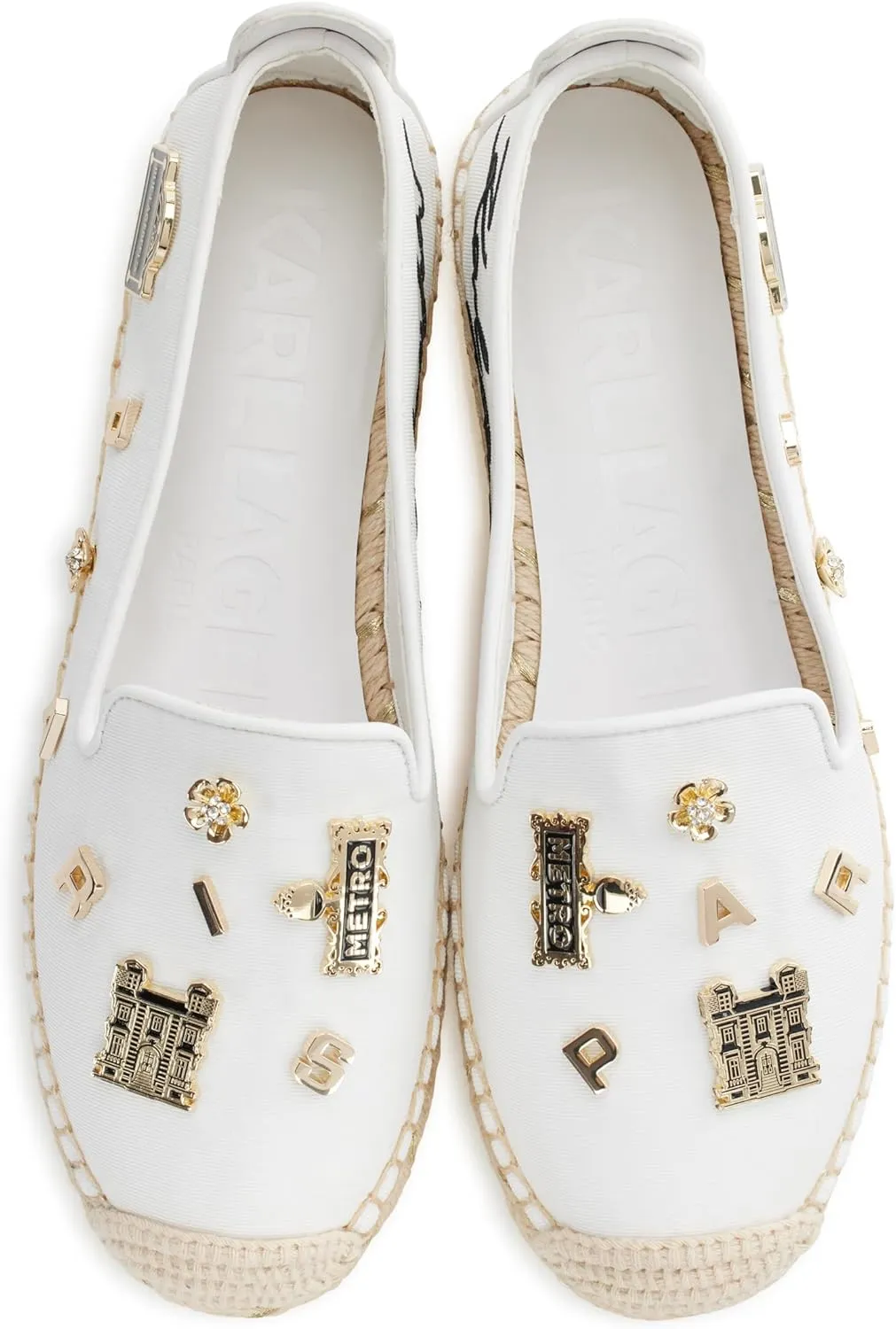 Karl Lagerfeld Paris Women's Cushioned Insole Everyday Michaela Rue Pins Shoe Platform