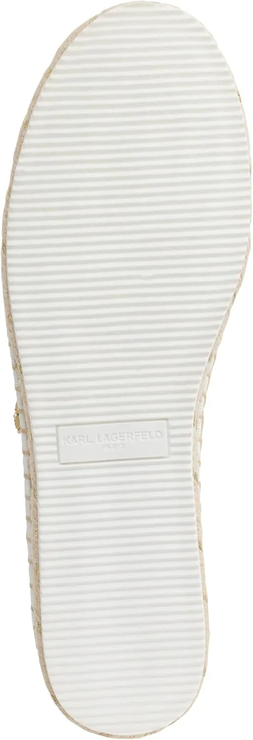 Karl Lagerfeld Paris Women's Cushioned Insole Everyday Michaela Rue Pins Shoe Platform
