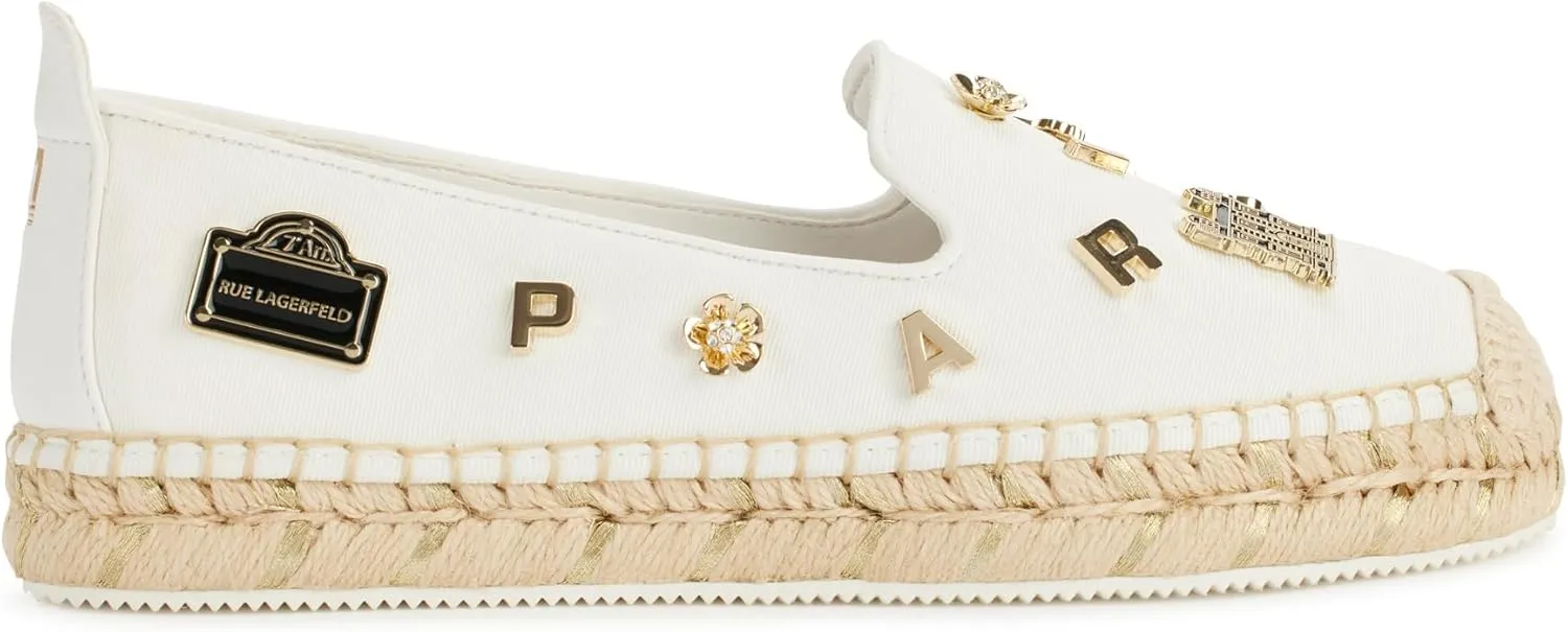 Karl Lagerfeld Paris Women's Cushioned Insole Everyday Michaela Rue Pins Shoe Platform