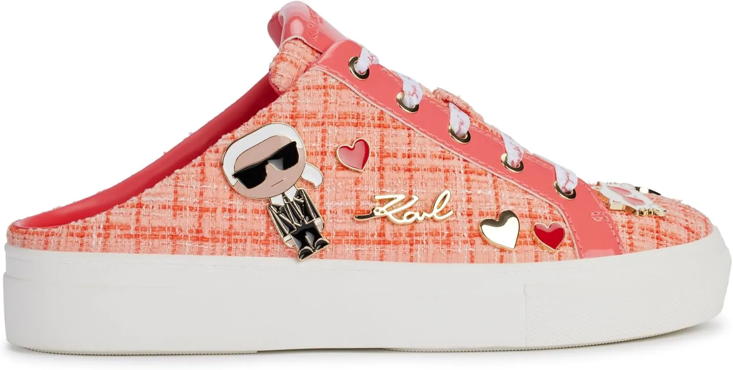 KARL LAGERFELD Women's Cushioned Insole Everyday Cambria-Sneaker Mule