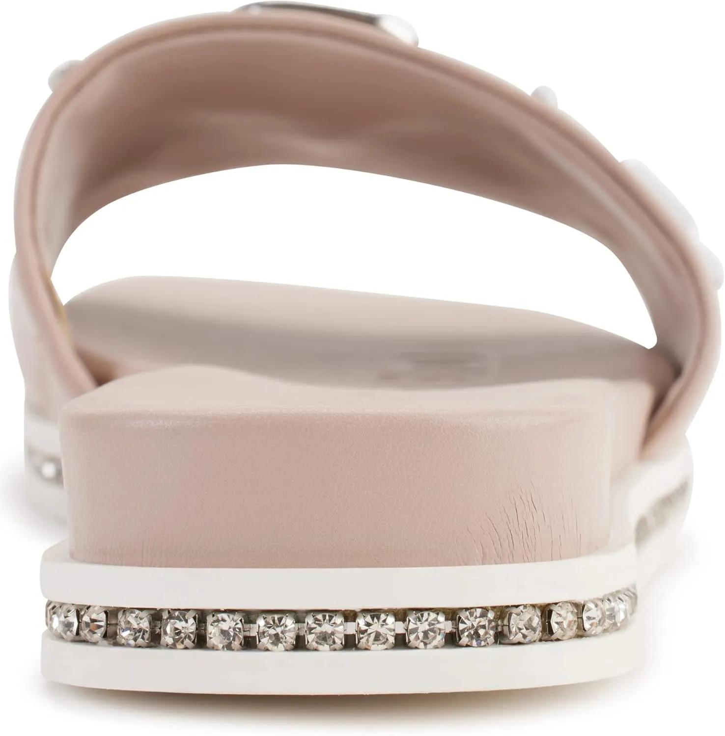 KARL LAGERFELD womens Jeslyn Slides – Effortlessly Fashionable Slide-on Shoes With Bold Klp Pins