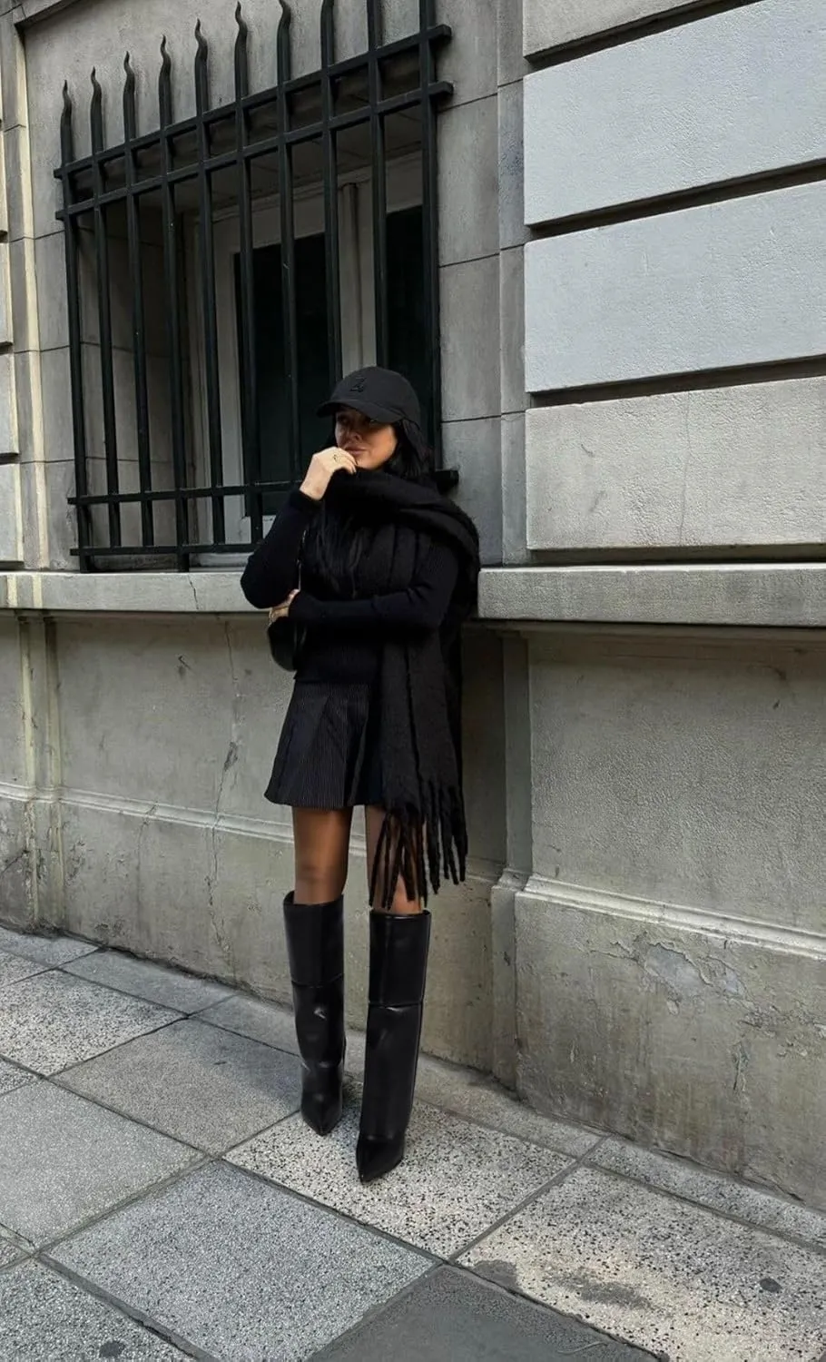 Knee High Boots for Women Fold Over Stiletto High Heel Tall Boots Pointed Toe Slip On Long Booties Fashion Comfortable Dress Shoes