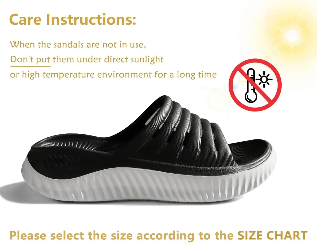 KuaiLu Womens Recovery Sandals With Comfortable Plantar Fasciitis Support,Ladies Orthotic Open Toe Sport Slides Thick Cushion Reduces Stress on Feet,Joints & Back Post-Exercise