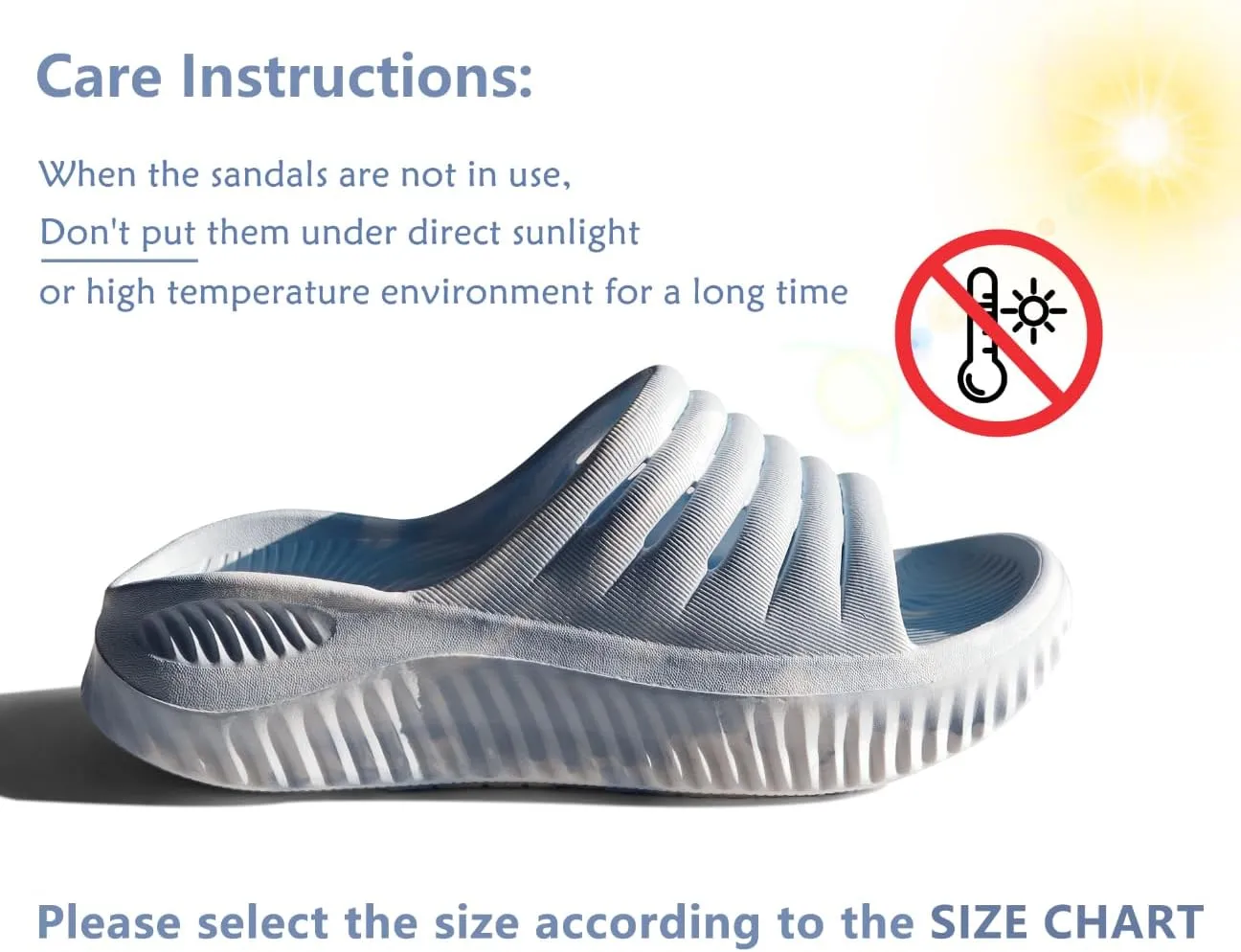 KuaiLu Womens Recovery Sandals With Comfortable Plantar Fasciitis Support,Ladies Orthotic Open Toe Sport Slides Thick Cushion Reduces Stress on Feet,Joints & Back Post-Exercise