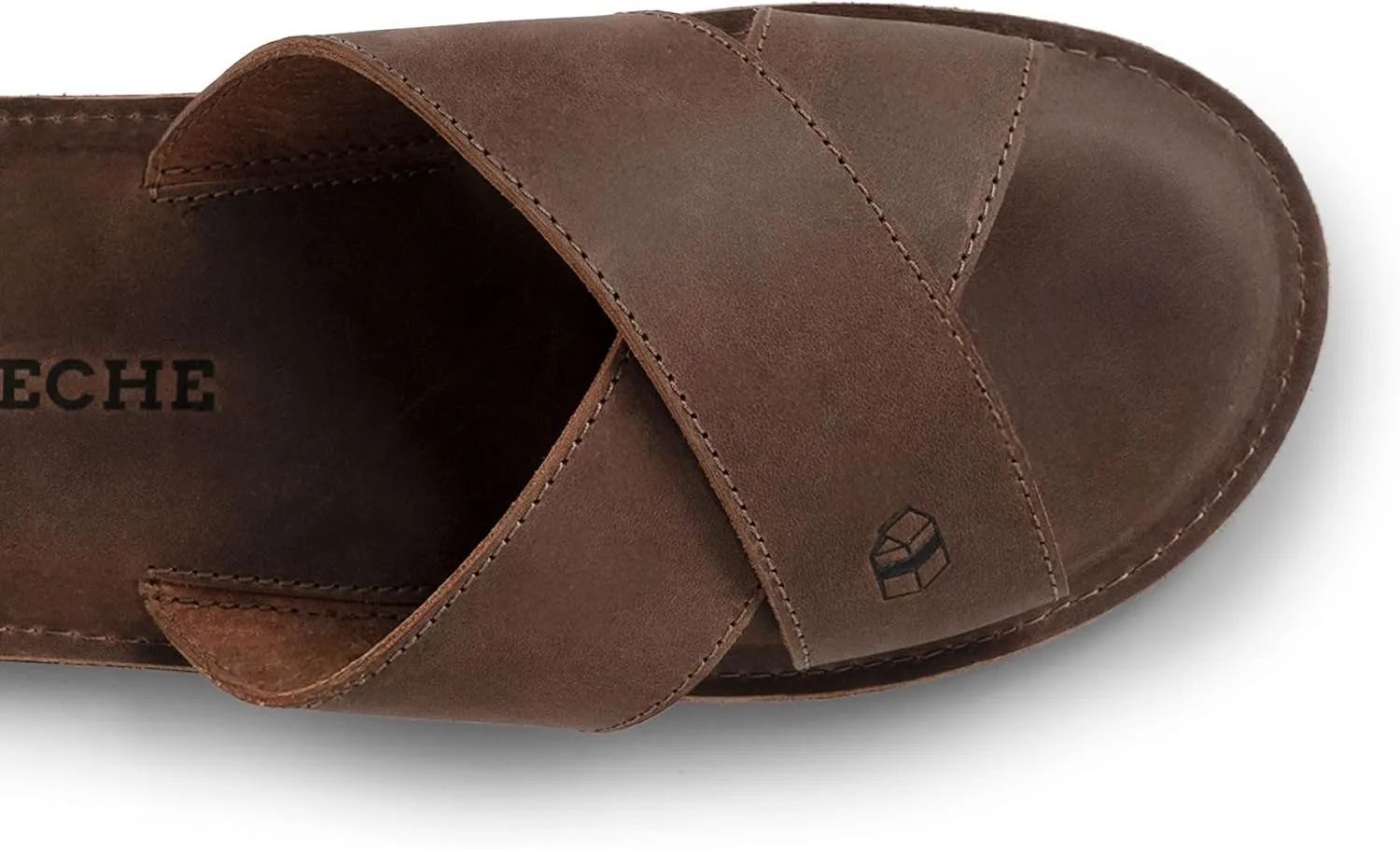 La Leche, The Wanderer Sandals, Slide Sandals with Soft Cushion, Indoor and Outdoor Shoes, Full Grain Leather & Memory Foam, Handmade