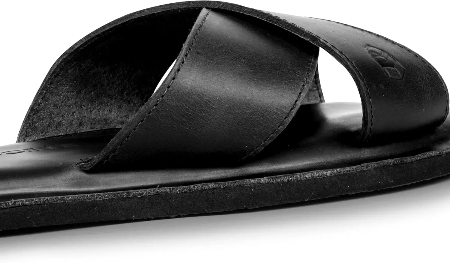 La Leche, The Wanderer Sandals, Slide Sandals with Soft Cushion, Indoor and Outdoor Shoes, Full Grain Leather & Memory Foam, Handmade