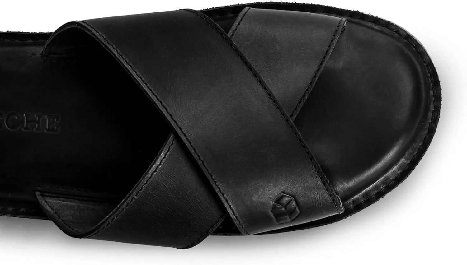 La Leche, The Wanderer Sandals, Slide Sandals with Soft Cushion, Indoor and Outdoor Shoes, Full Grain Leather & Memory Foam, Handmade