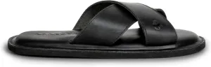 La Leche, The Wanderer Sandals, Slide Sandals with Soft Cushion, Indoor and Outdoor Shoes, Full Grain Leather & Memory Foam, Handmade