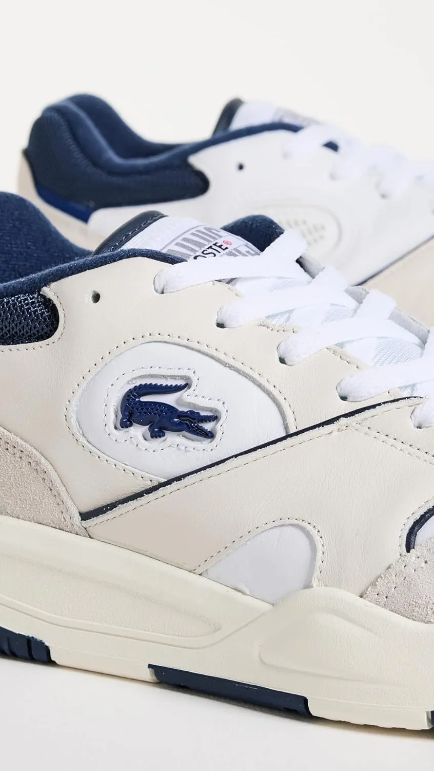 Lacoste Men's Lineshot Leather Logo Sneaker