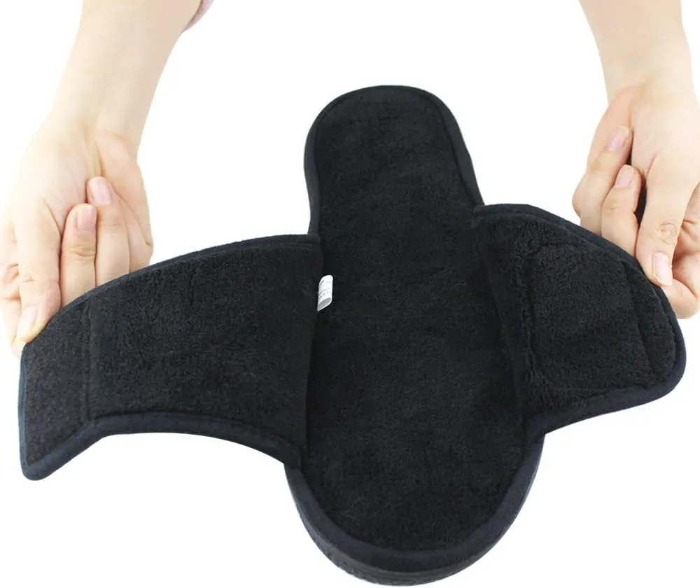 Magtoe Adjustable House Slippers for Men Soft Open Toe Breathable Indoor Slip on Mens Slides Sandals with Memory Foam for Home Bedroom,All Seasons