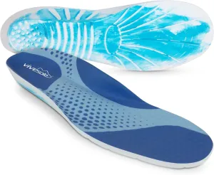 Memory Foam Shoe Inserts For Men & Women - Insoles For Walking All Day, Plantar Fasciitis, Flat Feet - Orthopedic Cushion Soles For Comfort, Work Boots, Shoes, Sneakers - Shock Absorbing, Arch Support