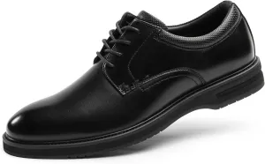 Mens Oxfords Business Dress Sneakers Casual Shoes, Round Toe, Rubber Outsole, Lightweight Soft Snug Fit Design