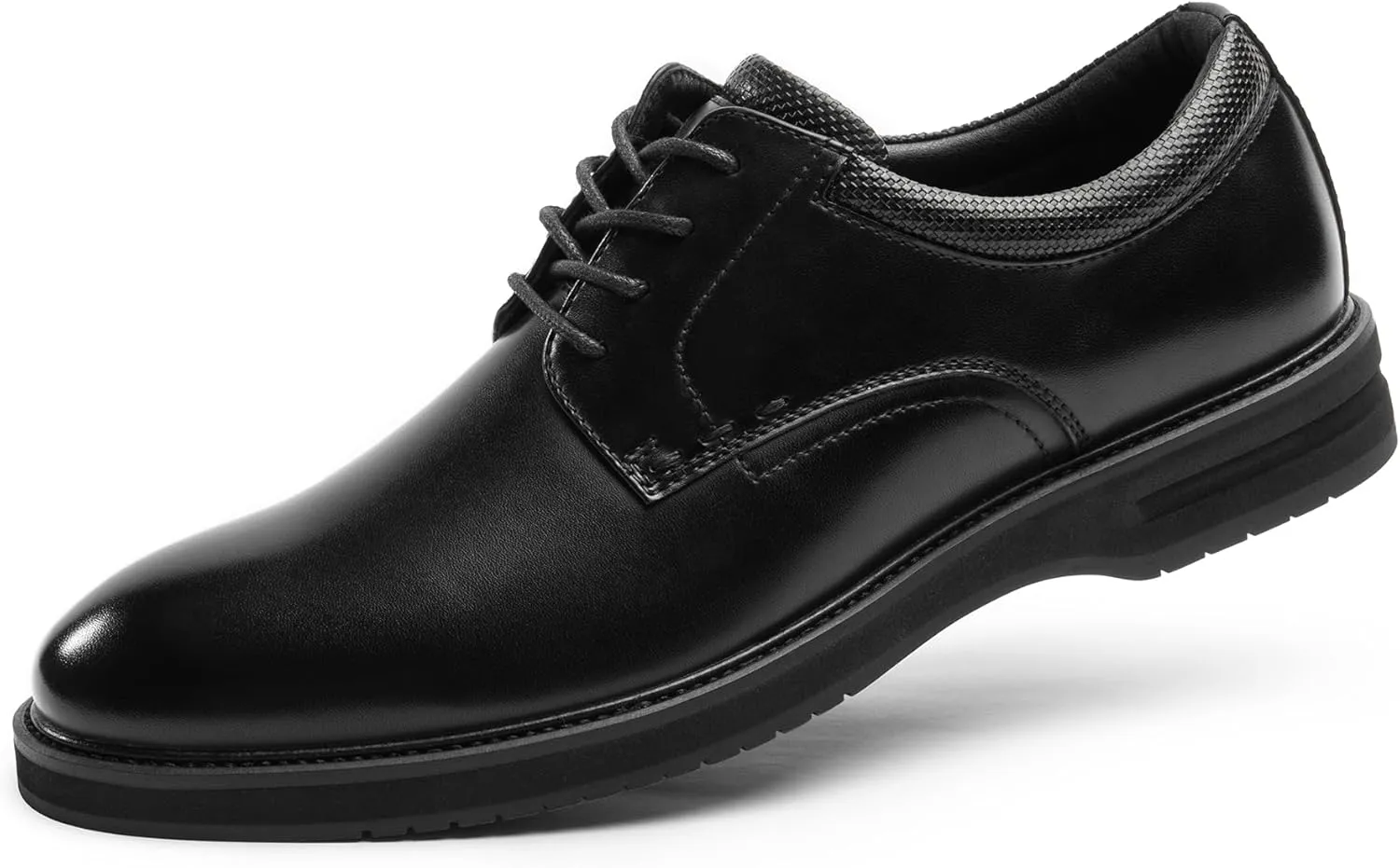 Mens Oxfords Business Dress Sneakers Casual Shoes, Round Toe, Rubber Outsole, Lightweight Soft Snug Fit Design