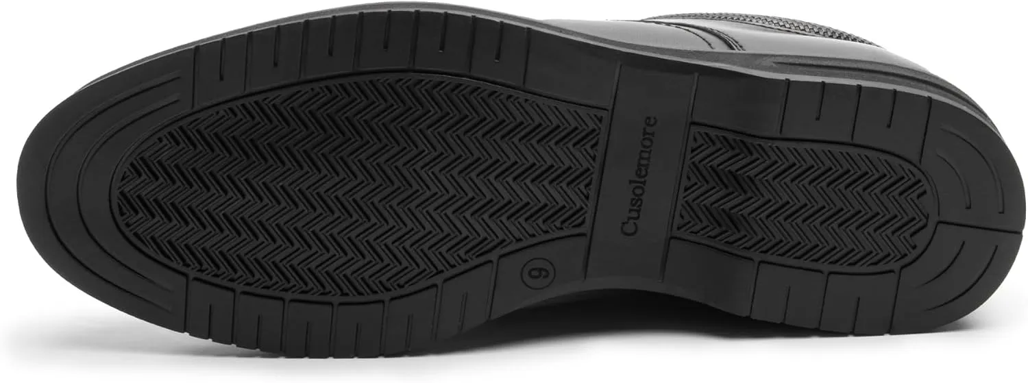 Mens Oxfords Business Dress Sneakers Casual Shoes, Round Toe, Rubber Outsole, Lightweight Soft Snug Fit Design