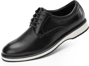 Mens Oxfords Business Dress Sneakers Casual Shoes, Round Toe, Rubber Outsole, Lightweight Soft Snug Fit Design
