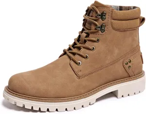 Mens Snow Boots Fur Lined Hiking Boots Waterproof Anti-Slip Outdoor Climbing Shoes