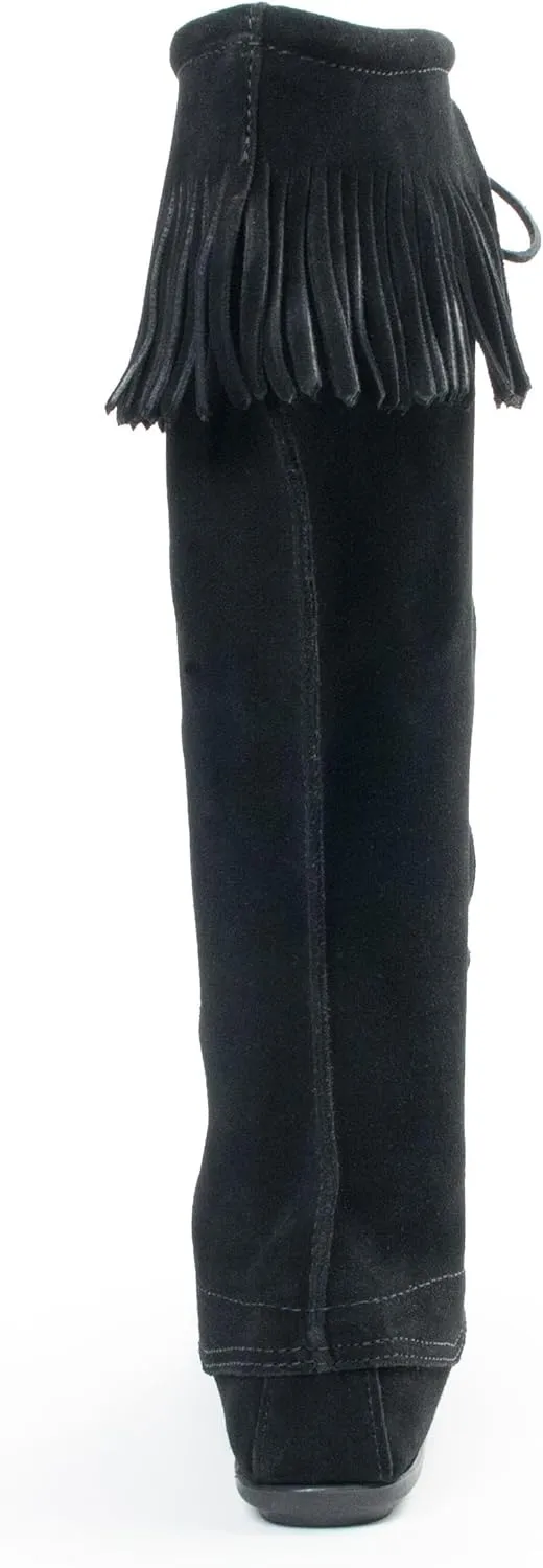 Minnetonka Women's Front Lace Knee High Boots