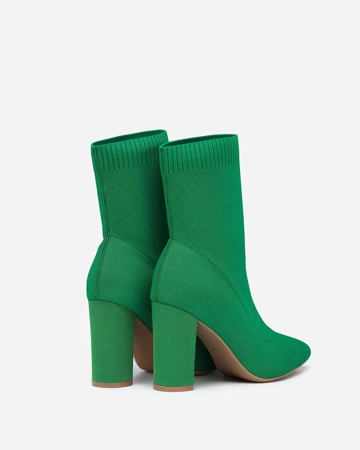 Mousse FIT Women’s Minimalist Pointed Toe Chunky Heeled Ankle Boots