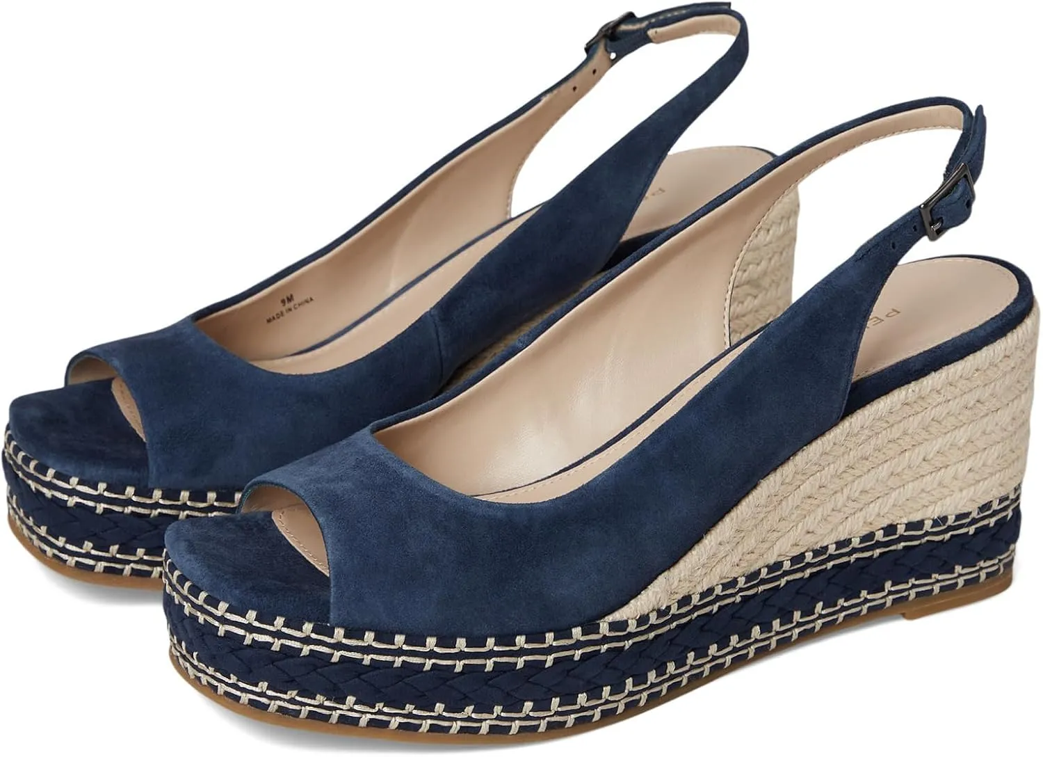 Pelle Moda Women's Elany Espadrille Wedge Sandal