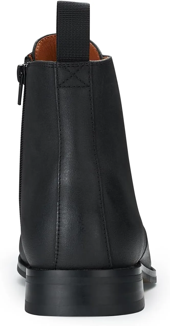 Polar Fox Brooke MPX806061 Grey Woolen and Leather Lace-up Fashion Chukka Boots with Zipper Closure
