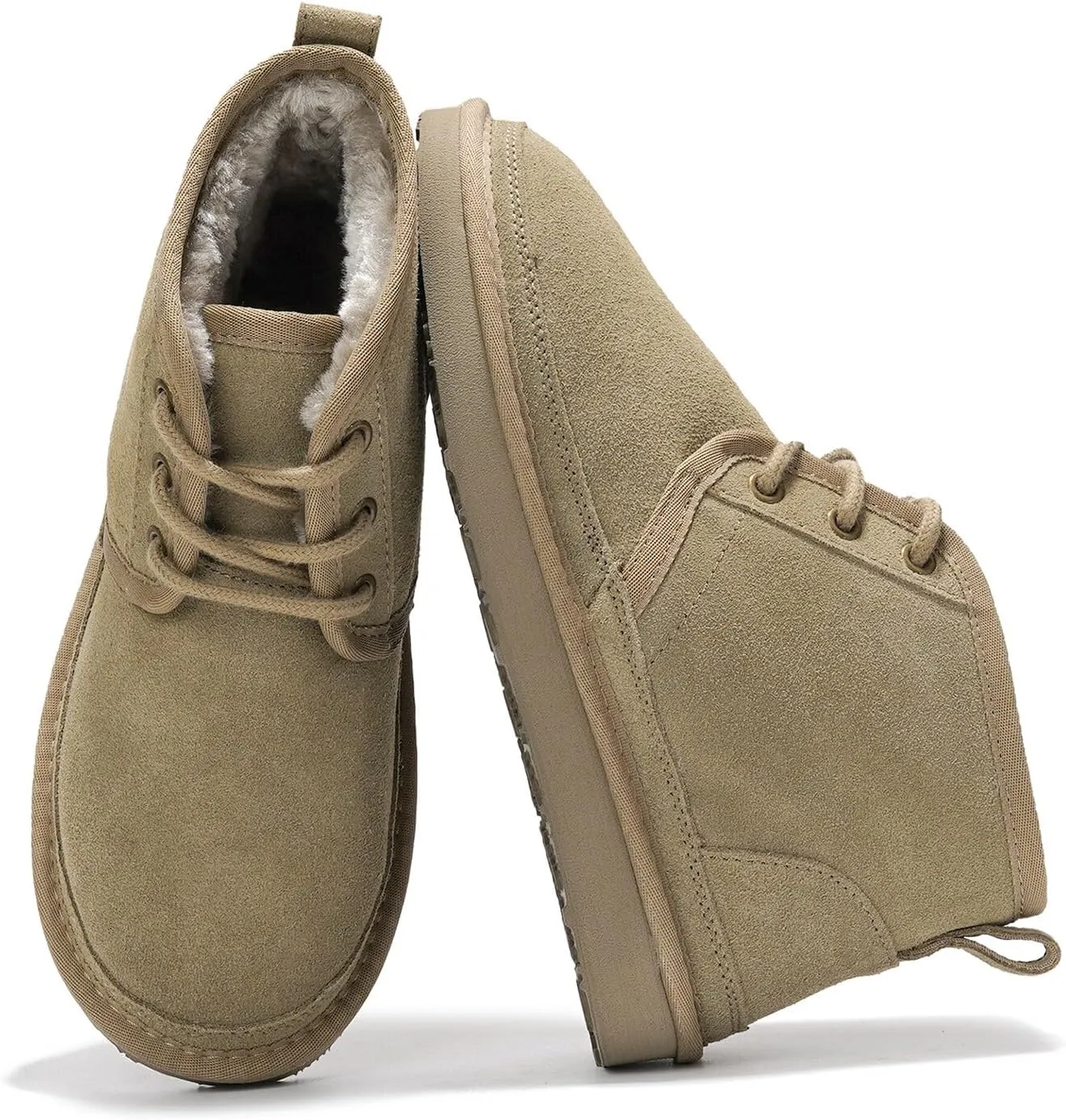 Project Cloud Ankle Boots for Women - Genuine Suede Shoes with Memory Foam Insole - Non-Slip Mini Winter Boots Shoes for Women 2025 (Julee)