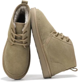 Project Cloud Ankle Boots for Women - Genuine Suede Shoes with Memory Foam Insole - Non-Slip Mini Winter Boots Shoes for Women 2025 (Julee)