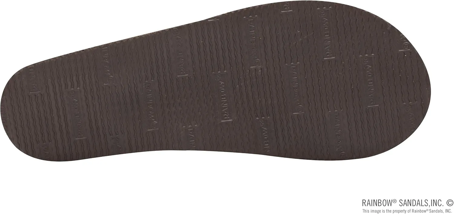 Rainbow Sandals Women's Double Layer Arch Premier Leather w/ 3/4" Swarovski Crystal Strap