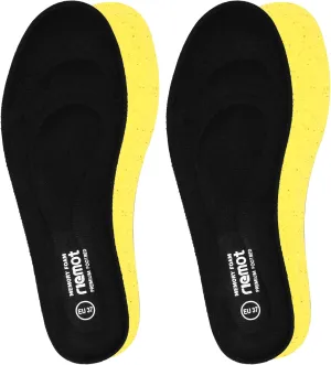 riemot 2 Pairs Memory Foam Insoles for Men Replacement Shoe Inserts for Work Boot,Sneaker,Comfort Cushion Shoe Insoles,Breathable Inner Soles Shock Absorbing for Foot Pain Relief Black US8.5/ EU41.5