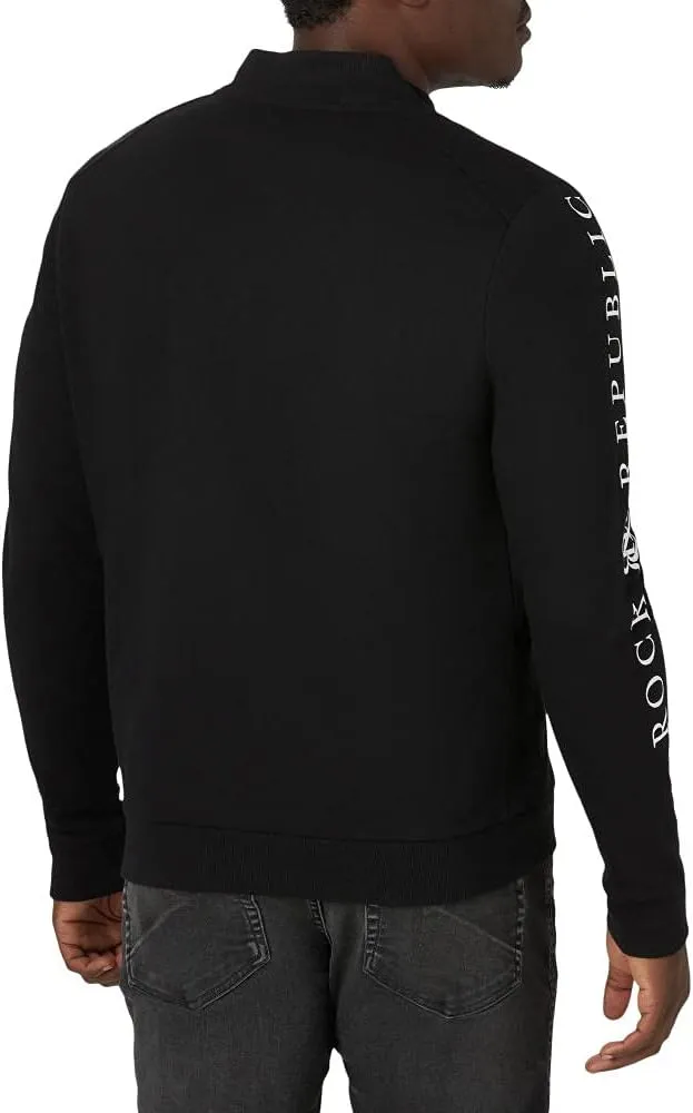 Rock & Republic Men's French Terry Zip Up Jacket