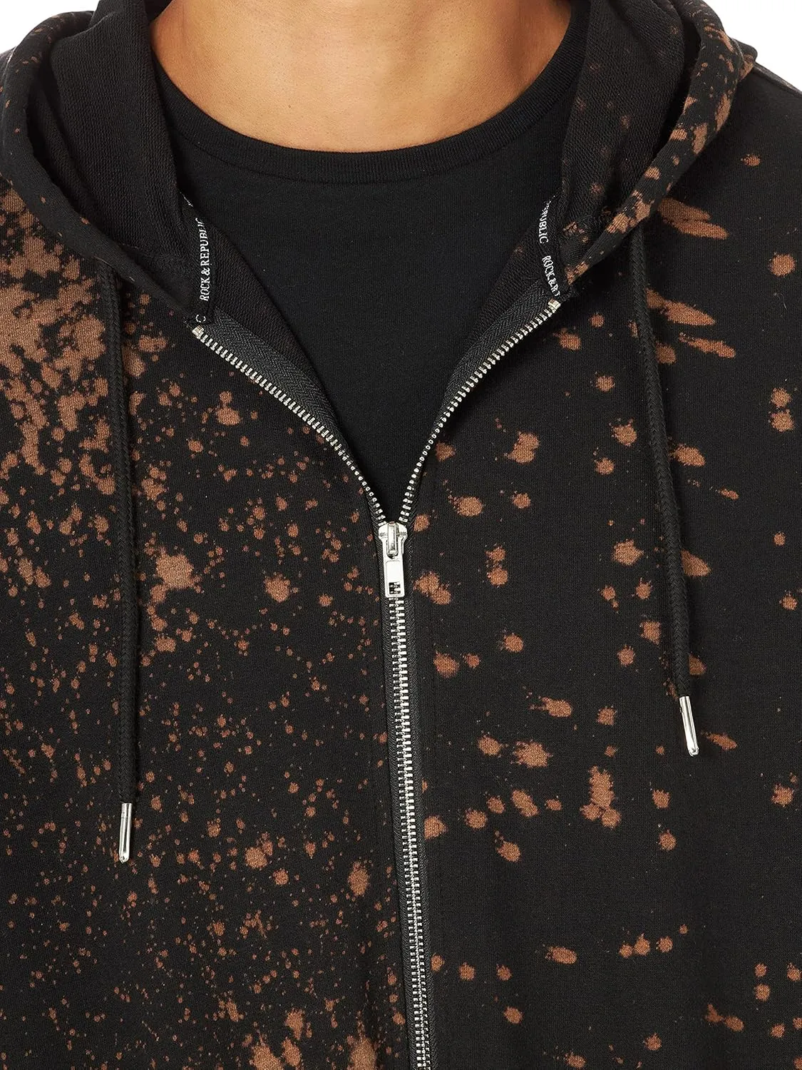 Rock & Republic Men's French Terry Zip Up Jacket