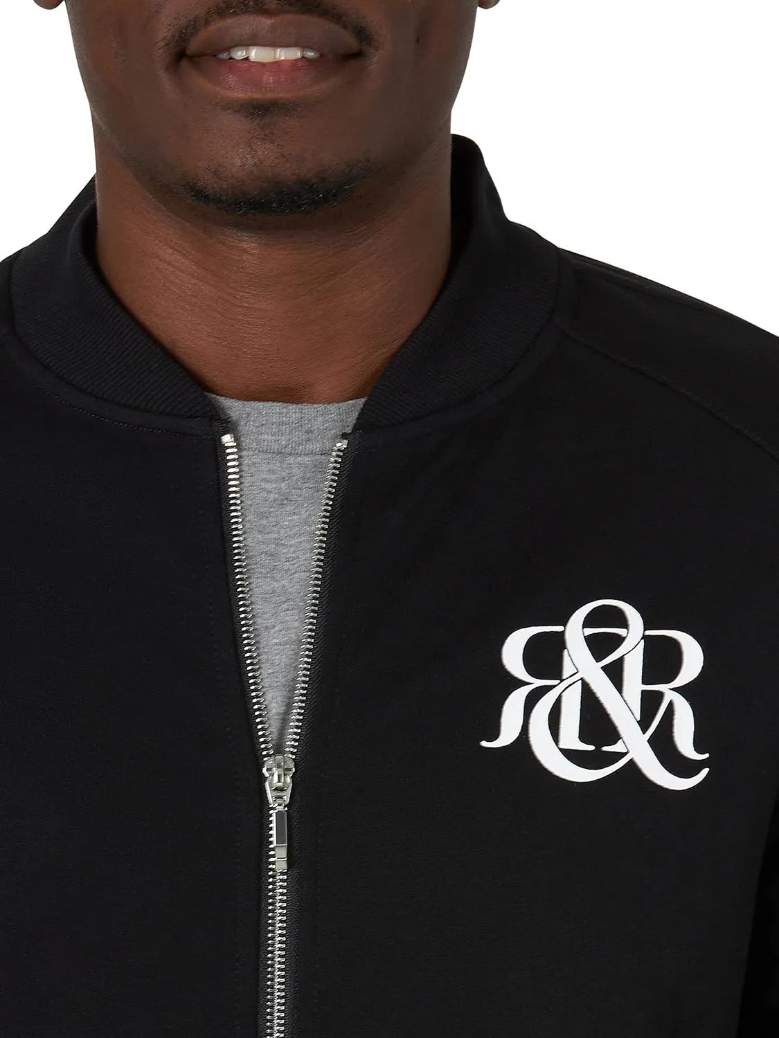 Rock & Republic Men's French Terry Zip Up Jacket