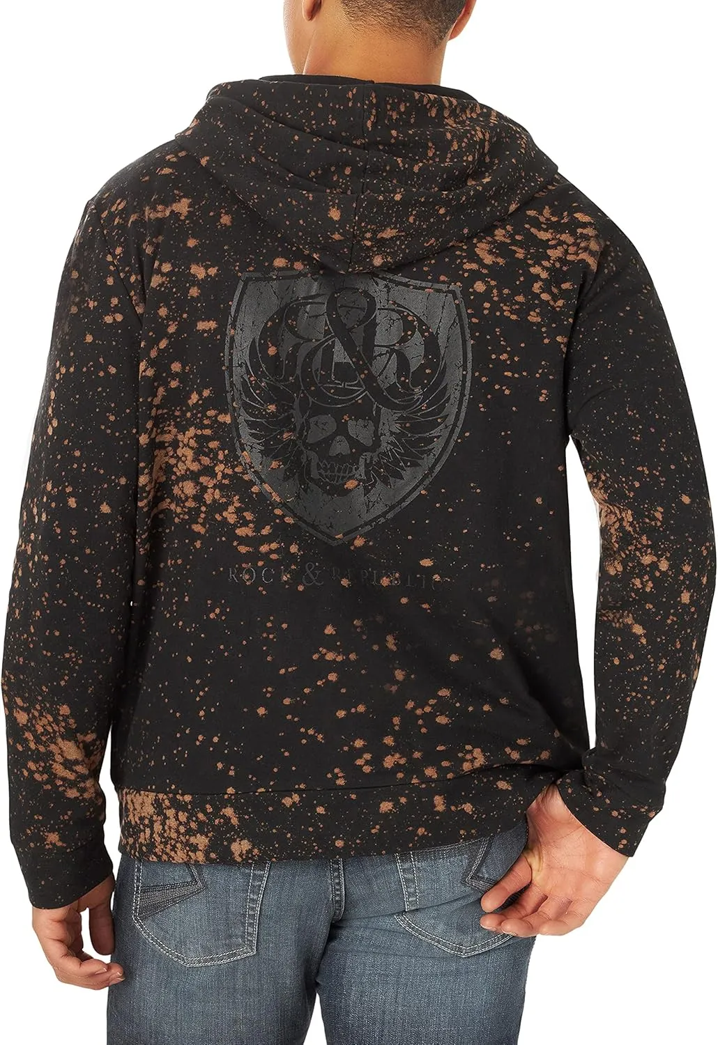 Rock & Republic Men's French Terry Zip Up Jacket
