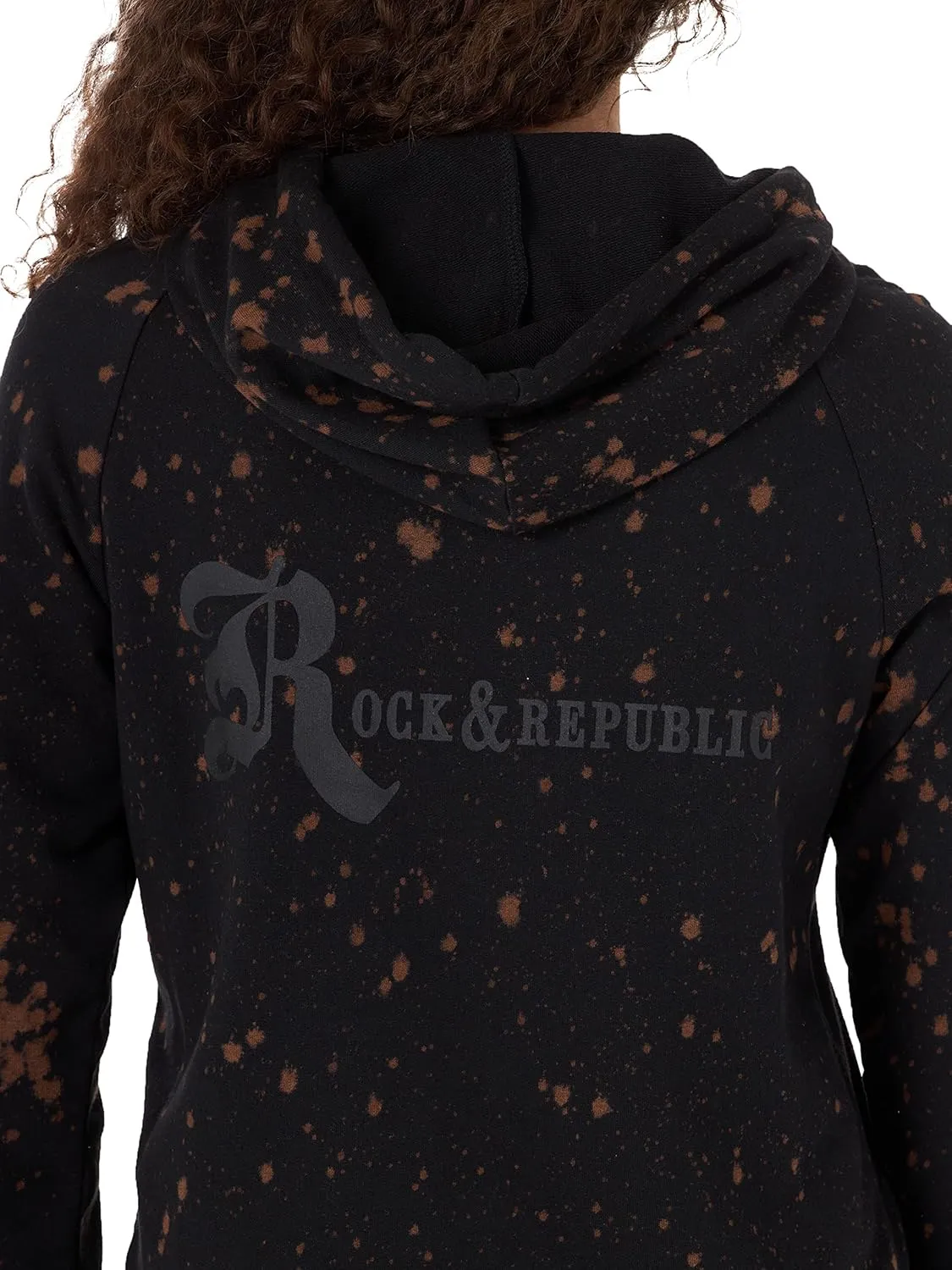 Rock & Republic Women's Logo Hoodie Sweatshirt