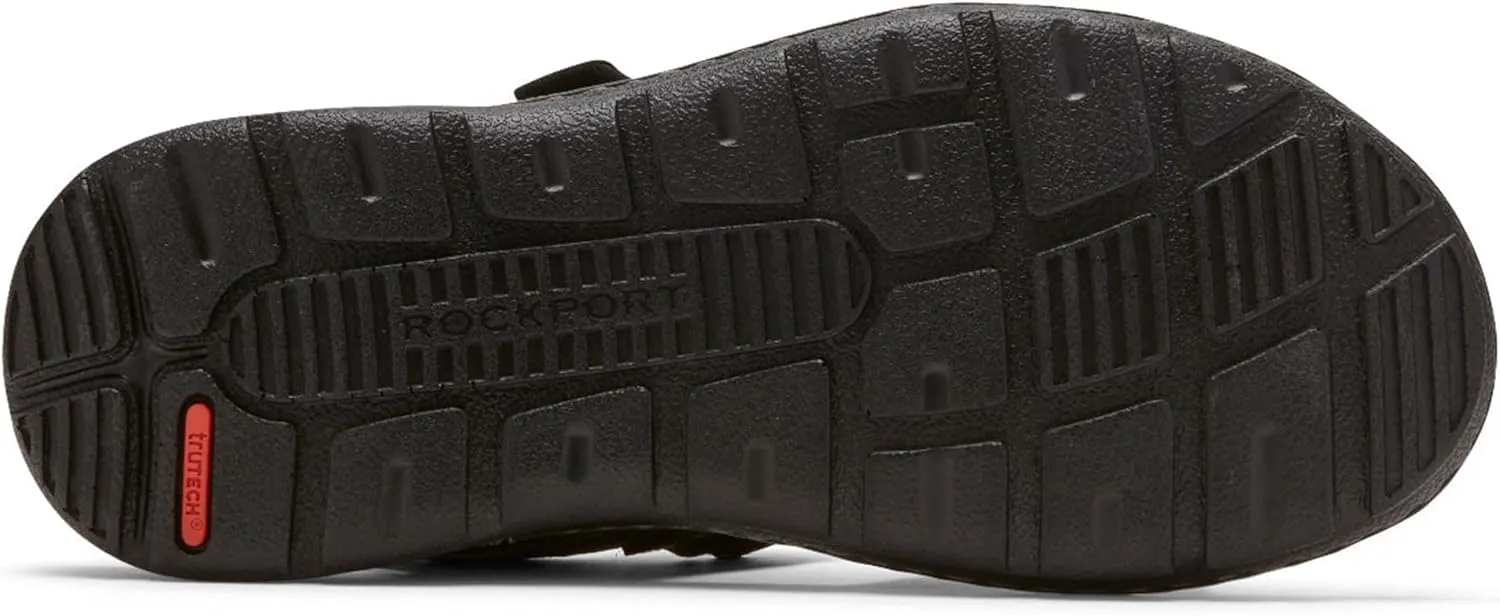 Rockport Men's Darwyn Quarter Strap Platform Slide Sandal